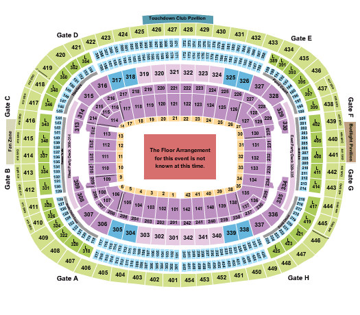 Northwest Stadium Chris Brown Seating Chart